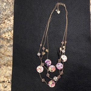 Betsey Johnson Crystal Necklace